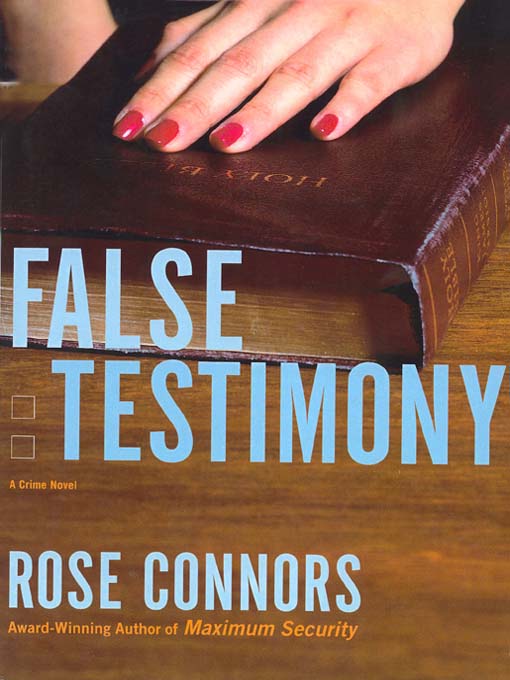 Cover image for False Testimony